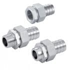 Unions hose shank conical seat