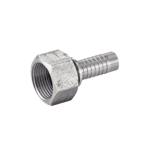 Female Hose Tail Bearing Swivel With Collar Unions For Flexible Pipes