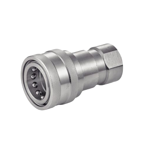 Female Coupler With Check Valve Hydraulic Pipe Fittings