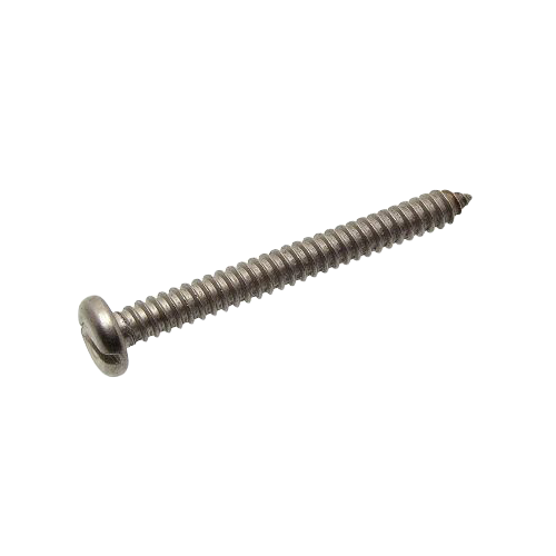 Slotted Pan Head Tapping Screw - Stainless Steel