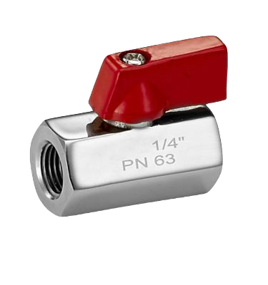 Mini Ball Valve With Reduced Bore - Female / Female Bsp
