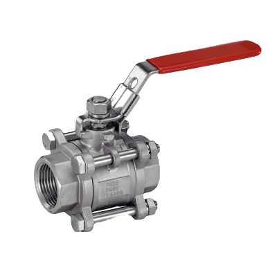 3 Pieces Ball Valve With Full Bore - Female / Female