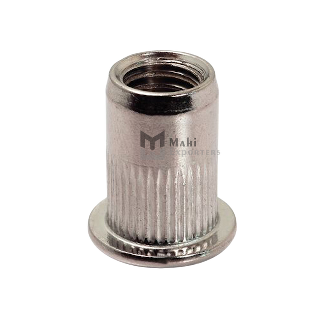 Flat Head Knurled Rivet Nut