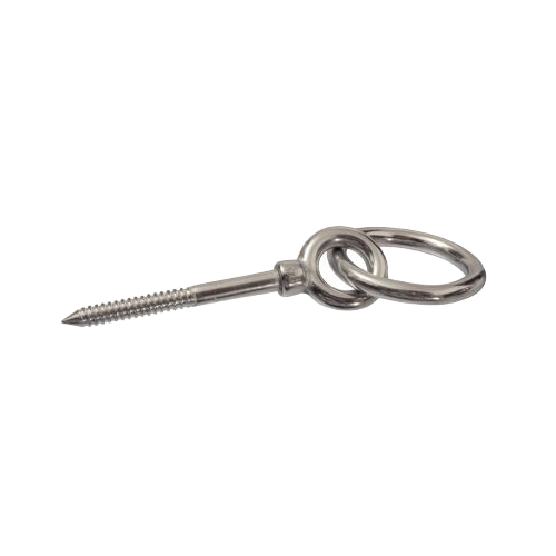 Ring Eye Bolt With Wood Thread Cables Chains Hardware