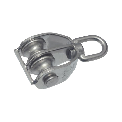 Swivel Eye Pulley Double Sheaves Cables Chains Hardware