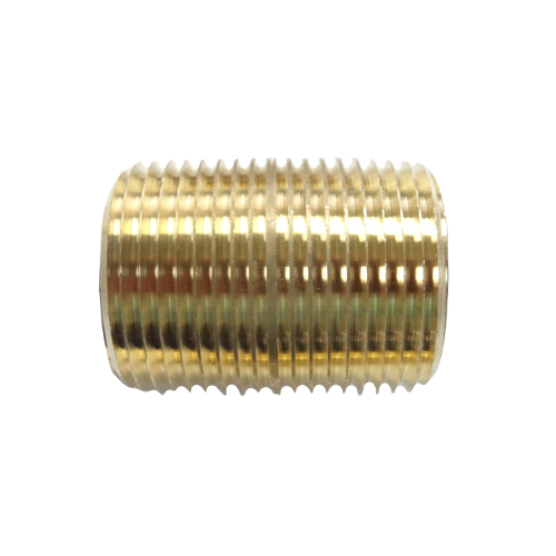 Close Nipple (Yellow Brass)