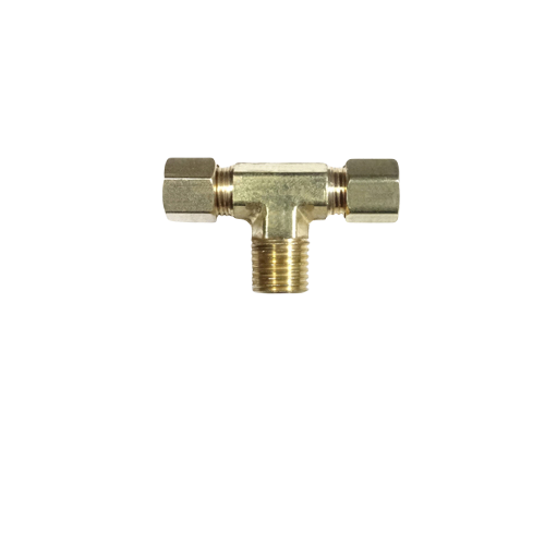 Tee With Male Pipe Captive Sleeve