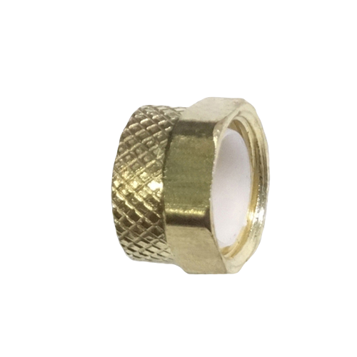 Brass Nut & Plastic Sleeve Assembled