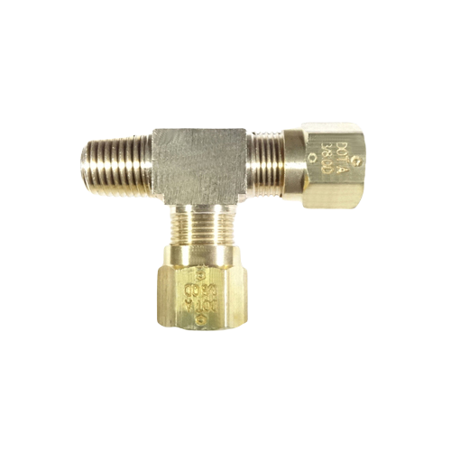 Tee Male Pipe Run 