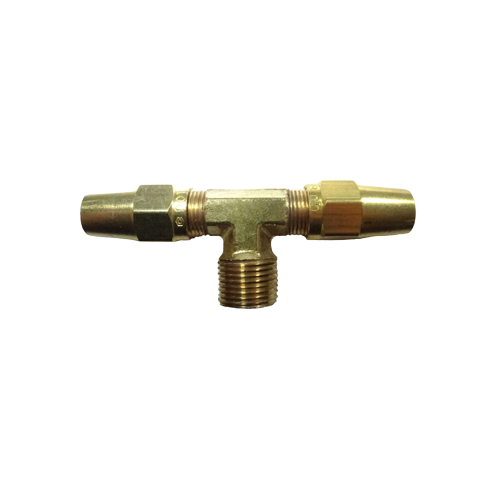 Air Brake Branch Tee Tube To Tube To Male Pipe