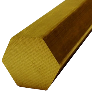 Hex Bar Brass