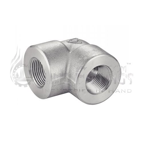 90° Female / Female Elbow Npt 3000 Lbs Unions With Threaded Ends