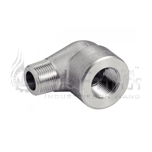 90° Male / Female Elbow Npt 3000 Lbs Unions With Threaded Ends