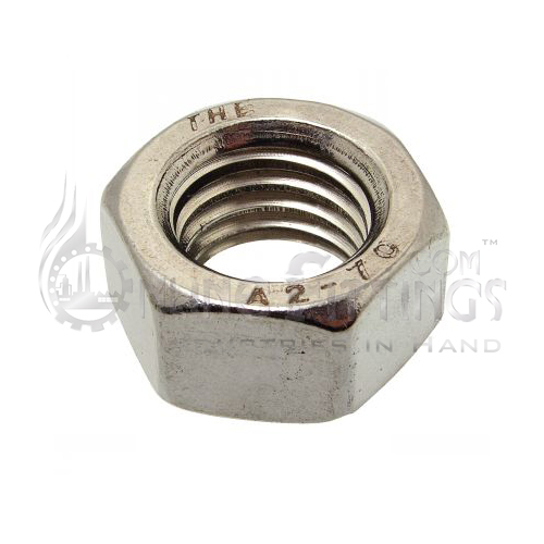 Greased Hexagon Nut - Stainless Steel